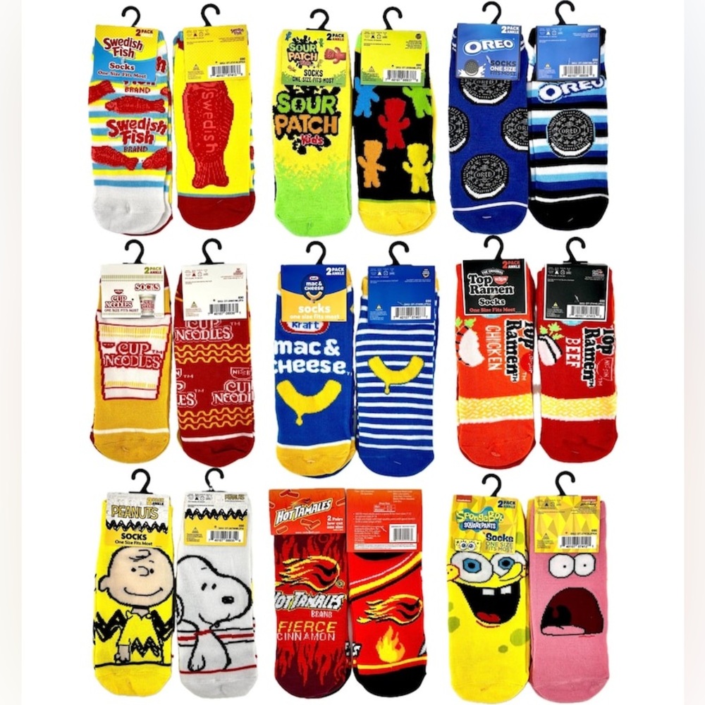 New 5 Socks, for $10.00 Men, Women, Teens, or kids Colorful funny gift bundle - Picture 3 of 13